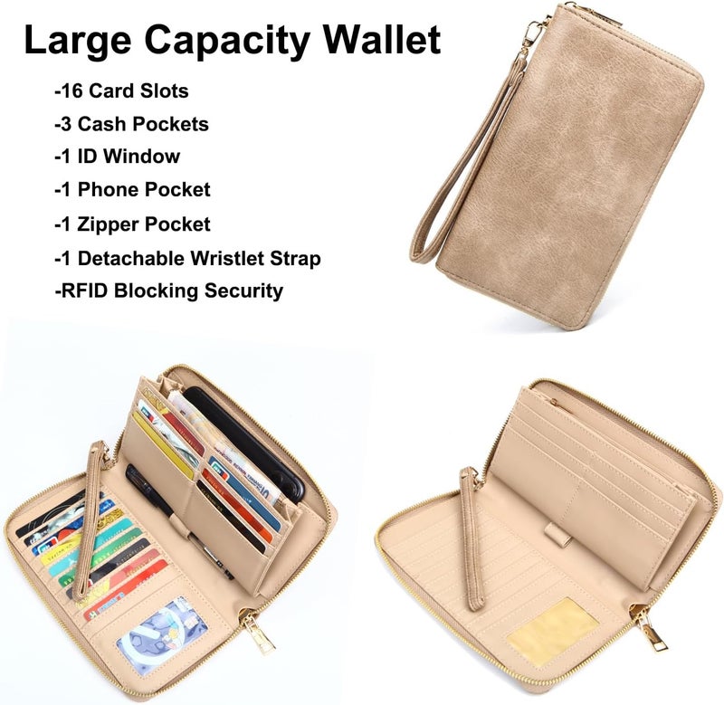 Soperwillton Women Backpack Purse Multipurpose Design Handbags Shoulder Bag PU Leather Travel bag Backpack Set 2pcs - Image 3